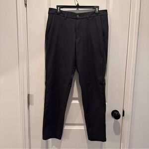 lululemon athletica Black Chinos & Khakis with Smooth Flat Front Design